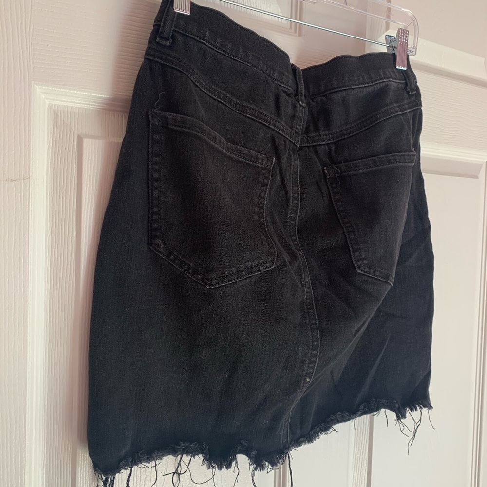 EXPRESS Black Jean Skirt
